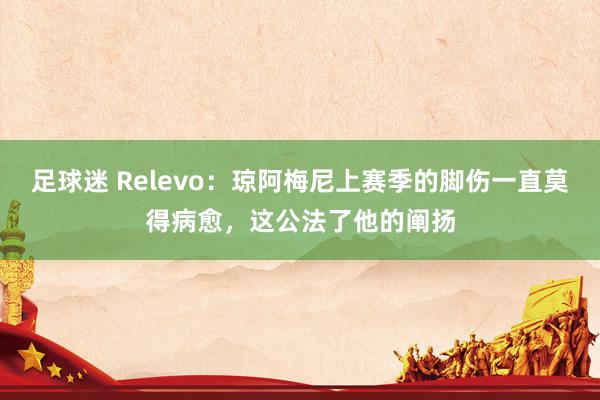 足球迷 Relevo：琼阿梅尼上赛季的脚伤一直莫得病愈，这公法了他的阐扬