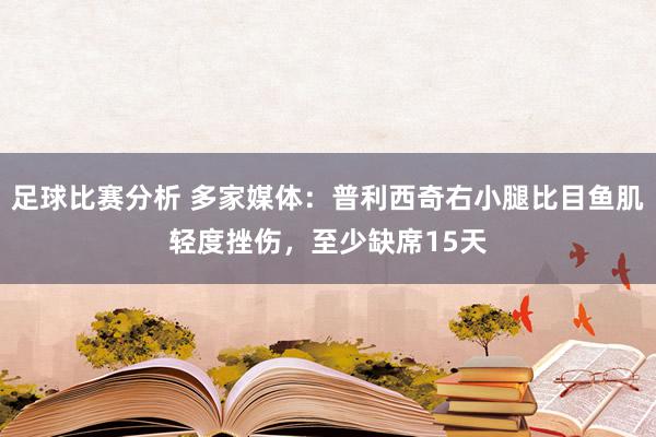 足球比赛分析 多家媒体：普利西奇右小腿比目鱼肌轻度挫伤，至少缺席15天